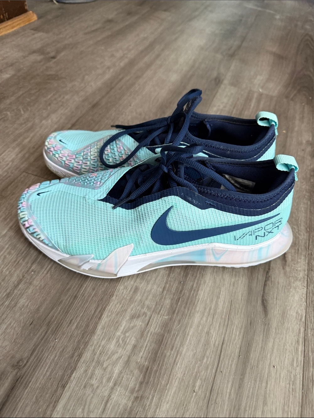 Women’s Nike Vapor NXT Women's Teal and Navy Training Sneakers -10